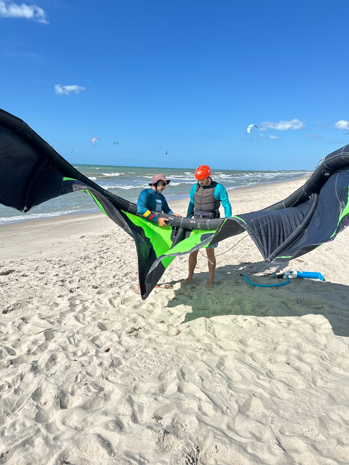 Instructor WDK en la playa